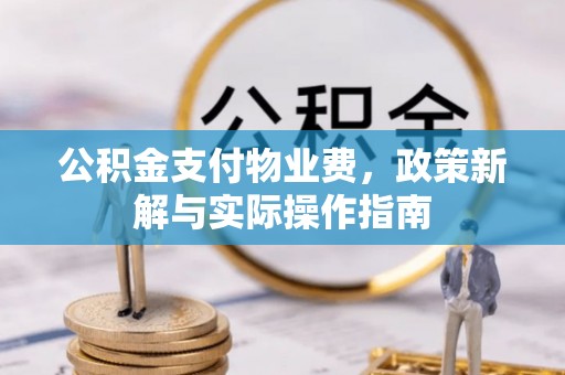 草屯公积金支付物业费，政策新解与实际操作指南