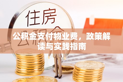 草屯公积金支付物业费，政策解读与实践指南