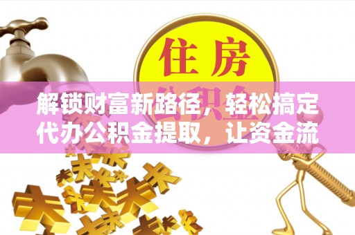 草屯解锁财富新路径，轻松搞定代办公积金提取，让资金流动更高效