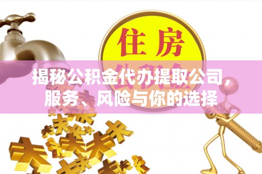 草屯揭秘公积金代办提取公司，服务、风险与你的选择