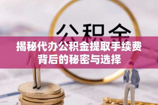 草屯揭秘代办公积金提取手续费背后的秘密与选择