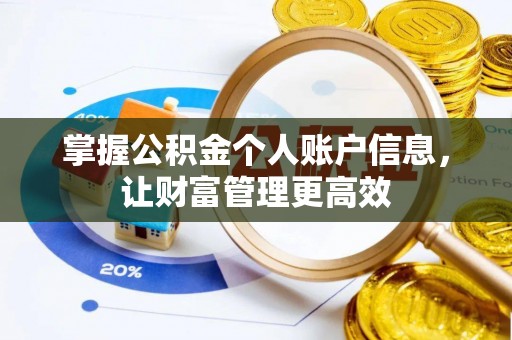 草屯掌握公积金个人账户信息，让财富管理更高效