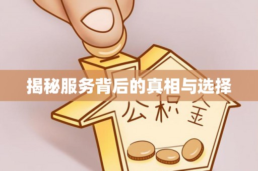 草屯揭秘服务背后的真相与选择