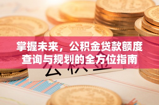 草屯掌握未来，公积金贷款额度查询与规划的全方位指南