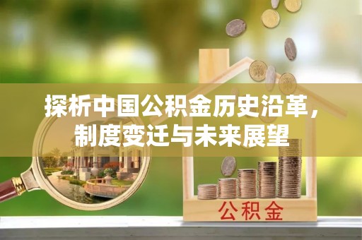 草屯探析中国公积金历史沿革，制度变迁与未来展望
