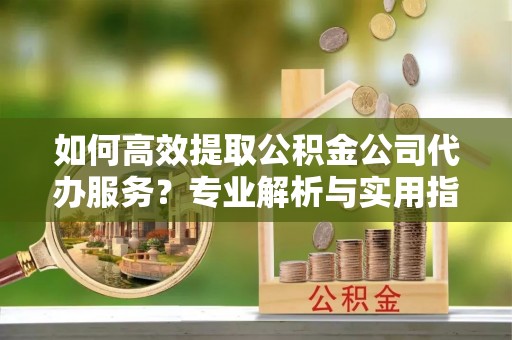 草屯如何高效提取公积金公司代办服务？专业解析与实用指南